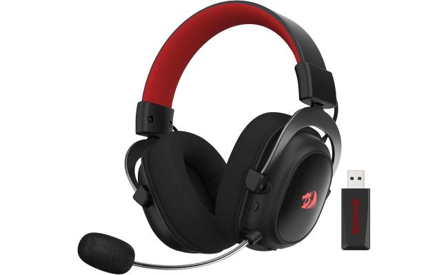 Redragon H510 PRO 3-Mode RGB Gaming Headset - 7.1 Surround Sound - 53MM Audio Drivers in Memory Foam Ear Pads w/Durable Fabric Cover- Multi Platforms Headphone - USB Powered for PC/PS4/NS