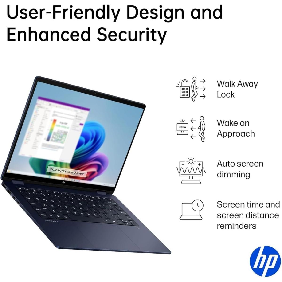 HP OmniBook X Flip 14-fm0013dx 14-inch 2K Touch Copilot+ PC Core Ultra 5 16GB 512GB - Atmospheric Blue HP OmniBook X Flip 14-fm0013dx 14-inch 2K Touch Copilot+ PC Core Ultra 5 16GB 512GB - Atmospheric Blue
