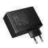HOCO N85 Vigoroso 100W GaN 4-Port Fast Charger EU - Black HOCO N85 Vigoroso 100W GaN 4-Port Fast Charger EU - Black