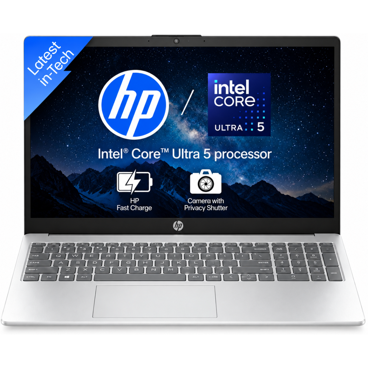 HP 15-fd2104TU Core Ultra 5 225U 8GB 512GB 15.6-inch FHD Laptop - Natural Silver