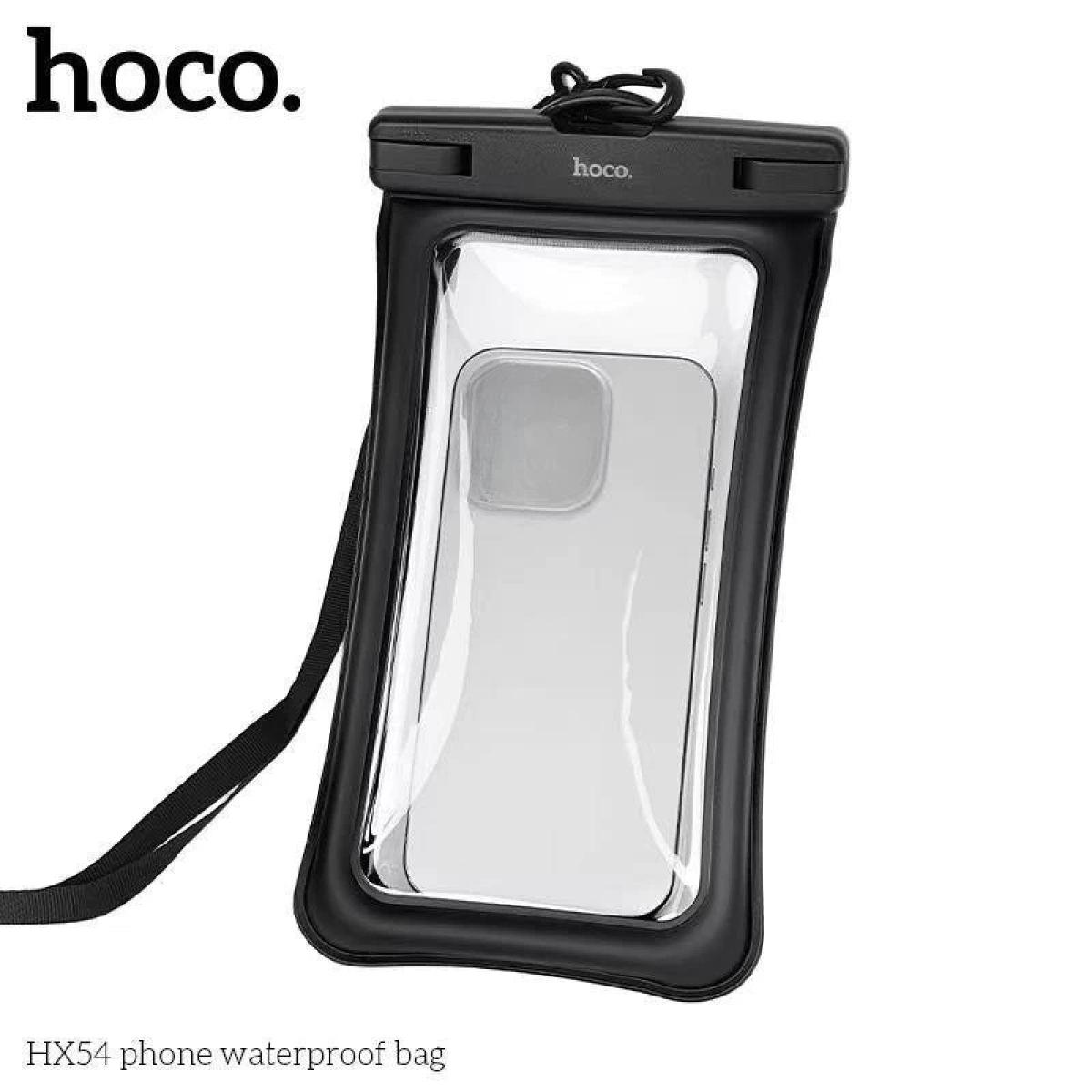 HOCO HX54 IPX8 Waterproof Phone Pouch with Anti-Sinking Airbag - Black HOCO HX54 IPX8 Waterproof Phone Pouch with Anti-Sinking Airbag - Black