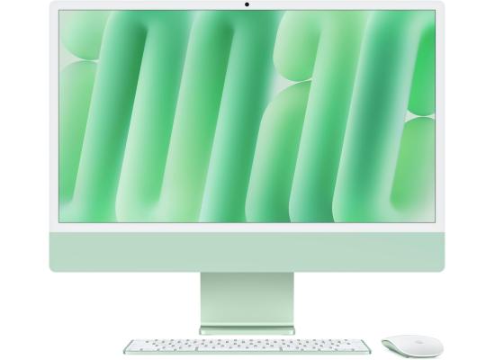 Apple iMac All-In-One Desktop (2024) Apple M4 10‑core CPU & 10‑Core GPU (512GB/16GB) w/ 24" 4.5K Retina Display - Green