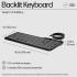 HP 405 Multi-Device Backlit Wired Keyboard – Black HP 405 Multi-Device Backlit Wired Keyboard – Black