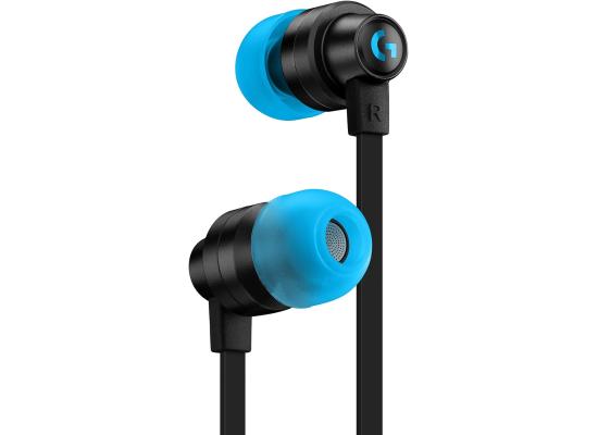 Logitech G333 Gaming Earphones with dual audio drivers, in-line mic and volume control, compatible with PC/PS/Xbox/Nintendo/Mobile with 3.5mm Aux or USB-C Port - Black