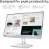 Lenovo L27e-40 27" Full HD 99% sRGB 100Hz Eyesafe & Low Blue Light w/ VGA & HDMI Interface - Cloud Grey
