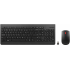 Lenovo 510 Wireless Keyboard & Mouse Combo Full Size Island Key Design Left or Right Hand Optical Mouse Arabic / English - Black