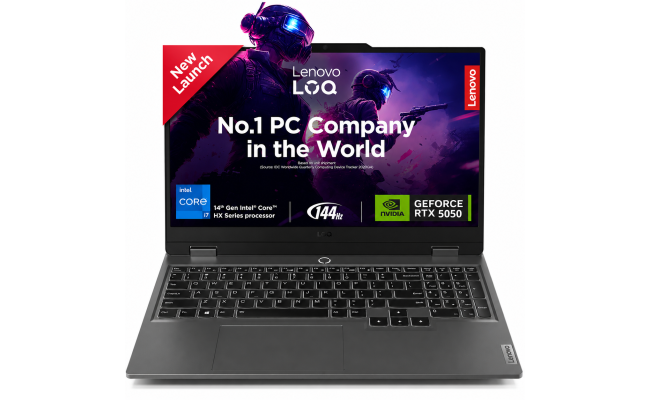 Lenovo LOQ Gaming (2025) NEW 14Gen Intel Core i7 14700HX 20-Cores w/ AI Engine+ LA1 Chip & Nvidia RTX 5050 8GB DDR7 & IPS 144Hz Display - Luna Grey