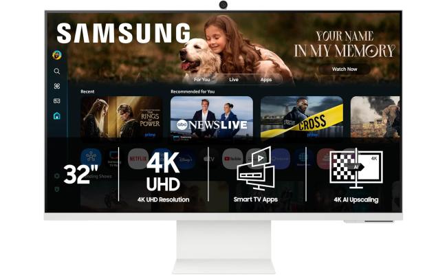 Samsung Smart Monitor M8 M80F 32-inch 4K UHD with Vision AI - Warm White Samsung Smart Monitor M8 M80F 32-inch 4K UHD with Vision AI - Warm White