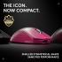 Logitech G PRO X Superlight 2c Wireless Gaming Mouse, 51 g pro-Grade Compact Mouse with 5 programmable Buttons, USB-C Charging, 44K DPI Sensor, up to 8 kHz Polling for PC/Mac - Magenta
