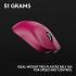 Logitech G PRO X Superlight 2c Wireless Gaming Mouse, 51 g pro-Grade Compact Mouse with 5 programmable Buttons, USB-C Charging, 44K DPI Sensor, up to 8 kHz Polling for PC/Mac - Magenta