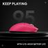 Logitech G PRO X Superlight 2c Wireless Gaming Mouse, 51 g pro-Grade Compact Mouse with 5 programmable Buttons, USB-C Charging, 44K DPI Sensor, up to 8 kHz Polling for PC/Mac - Magenta
