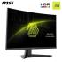 MSI MAG 275CQF E18 27" Curved 1500R Rapid VA QHD 2K 180Hz 0.5ms HDR Ready Frameless Night Vision Less Blue Light w/ 2 x HDMI & DisplayPort - Black