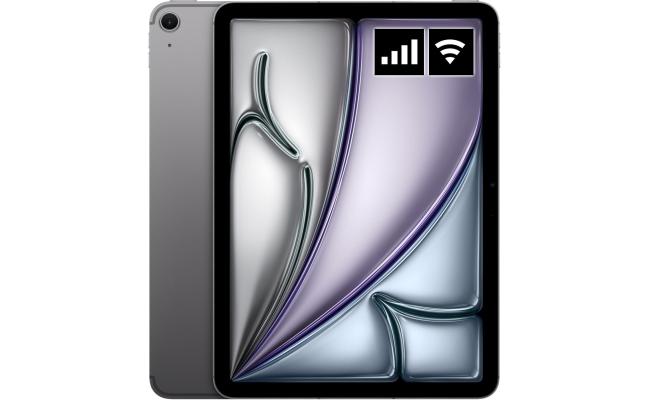 Apple iPad Air 11‑inch M4 8th Generation (2026) 8-Cores (128GB Storage / 12GB Memory) 9‑Core GPU w/ Wifi & 5G LTE Cellular - Space Grey
