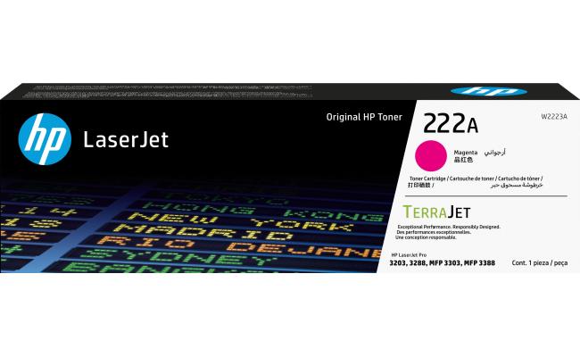 Hp 222a Magenta Original Laserjet Toner Cartridge (W2223a) Compatible With Hp Laserjet Pro 3203, 3288, 3303, 3388 Printers