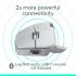 Logitech MX Master 4 For Mac , Ergonomic Wireless Mouse with Advanced Performance Haptic Feedback, Ultra-Fast Scrolling, USB-C Charging, Bluetooth, Windows, MacOS - Pale Grey