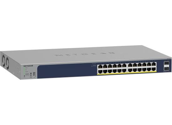 NETGEAR ProSafe GS724TP 24-Port Gigabit PoE Smart Switch with 2 SFP Ports