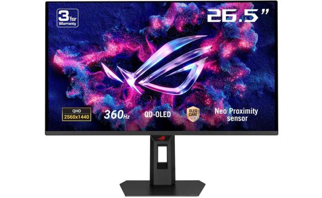 ASUS ROG Strix XG27AQDNG 27” QD-OLED 2K QHD 360Hz 0.03ms ROG Gaming A.I 99% DCI-P3 Anti-flicker ASUS OLED Care Pro Neo Proximity Sensor G-SYNC Compatible