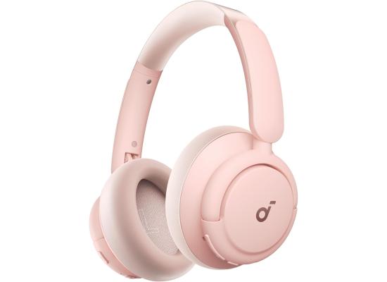 Anker soundcore Life Q30, Hybrid Active Noise Cancelling Headphones with Multiple Modes, Hi-Res Sound, Custom EQ via App, 50H Playtime, Comfortable Fit, Bluetooth, Multipoint Connection - Pink