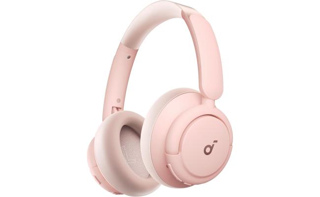 Anker soundcore Life Q30, Hybrid Active Noise Cancelling Headphones with Multiple Modes, Hi-Res Sound, Custom EQ via App, 50H Playtime, Comfortable Fit, Bluetooth, Multipoint Connection - Pink