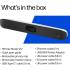 Poly Studio V12 – USB Video Bar for Small Rooms - 4K 20MP Camera, AI-Enhanced Audio, Noise Cancellation, Poly Lens Management - Microsoft Teams, Zoom & Google Meet Compatible - Thoughtfully Made