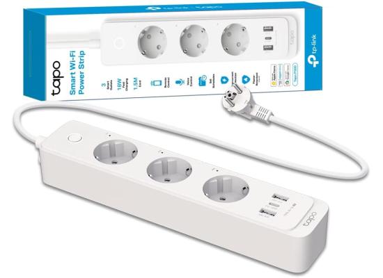 Tapo P300 Smart Wi-Fi Power Strip 3 Outlets + 3 USB Separate Control USB 18W Alexa