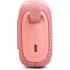 JBL Go 5 - Ultra-Portable Waterproof & Drop-Proof Speaker with JBL Legendary Sound & Ambient Edge Lighting, AirTouch Instant Stereo Pairing or Link Multiple Compatible Speakers via Auracast™ (Pink)