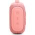 JBL Go 5 - Ultra-Portable Waterproof & Drop-Proof Speaker with JBL Legendary Sound & Ambient Edge Lighting, AirTouch Instant Stereo Pairing or Link Multiple Compatible Speakers via Auracast™ (Pink)