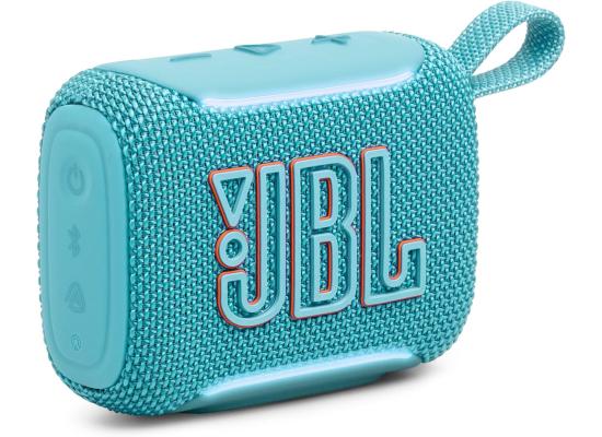 JBL Go 5 - Ultra-Portable Waterproof & Drop-Proof Speaker with JBL Legendary Sound & Ambient Edge Lighting, AirTouch Instant Stereo Pairing or Link Multiple Compatible Speakers via Auracast™ (Blue)