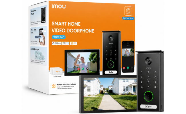 IMOU VDP7 PoE 5MP Video Doorphone Kit with 7-inch Touch Screen IMOU VDP7 PoE 5MP Video Doorphone Kit with 7-inch Touch Screen