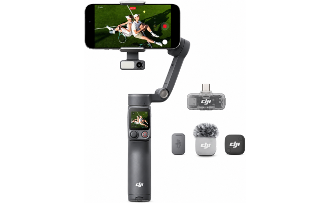 DJI Osmo Mobile 8P Creator Combo Smartphone Gimbal with Mic Mini 2