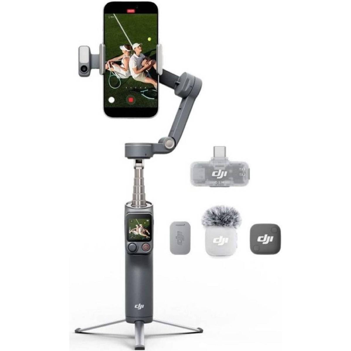 DJI Osmo Mobile 8P Creator Combo Smartphone Gimbal with Mic Mini 2 DJI Osmo Mobile 8P Creator Combo Smartphone Gimbal with Mic Mini 2