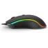 Redragon M611 RGB High-Performance Wired Gaming Mouse, Comfort, and Style For Gamers and Professionals Featuring customizable 12800DPI, Vibrant RGB lighting, and a Sleek Ergonomic - Black