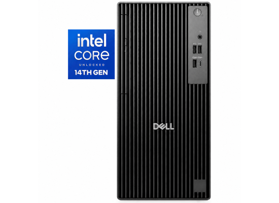 Dell Pro Tower QCT1250 (2025) 14Gen Intel Core i5 14500 14-Cores Business Class Tower Desktop PC - Black
