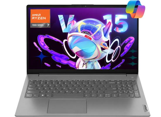 Lenovo V15 G4 (2024) 7Gen AMD Ryzen 7 8-Cores Budget-Friendly Business Class w/ AMD VEGA 8 Graphic & Windows 11 , Grey