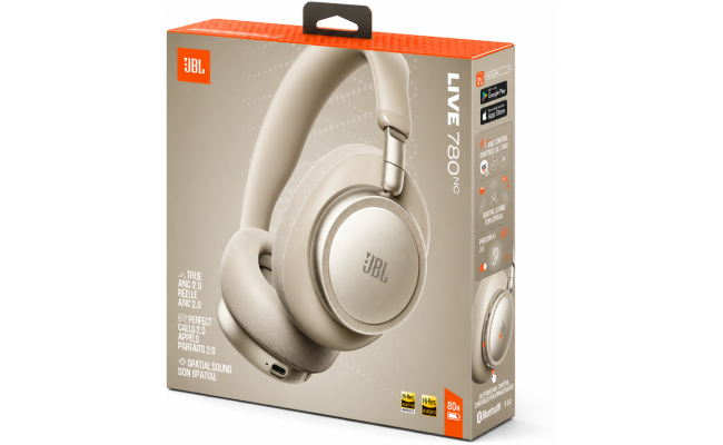 JBL Live 780NC - Noise Cancelling | JBL Signature Sound with Hi-Res Audio Wired & Wireless, True Adaptive Noise Cancelling 20, Real Time Calibration , Sand JBL Live 780NC - Noise Cancelling | JBL Signature Sound with Hi-Res Audio Wired & Wireless, True Adaptive Noise Cancelling 20, Real Time Calibration , Sand
