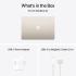 Apple NEW MacBook AIR 15 (2025) Apple M4 (512GB/24GB) 10‑Core CPU & 10‑Core GPU Retina True Tone , Starlight Apple NEW MacBook AIR 15 (2025) Apple M4 (512GB/24GB) 10‑Core CPU & 10‑Core GPU Retina True Tone , Starlight