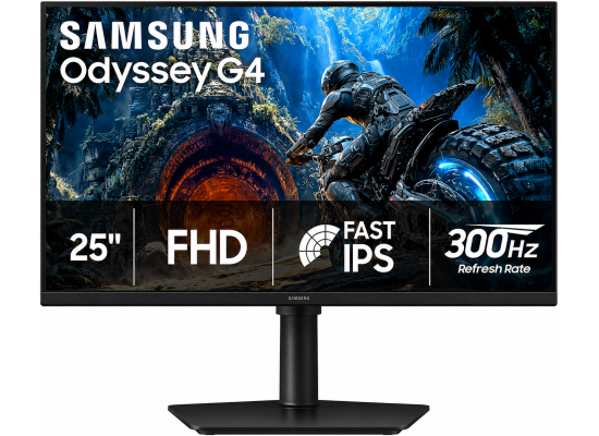 Samsung Odyssey G4 G40H 25-inch FHD 300Hz Fast IPS Gaming Monitor Black