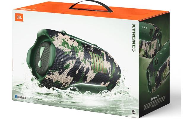 JBL Xtreme 5 - Portable Bluetooth Speaker, Up to 130W of Audio Power, IP68 Waterproof, 28 Hours of Playtime, Playtime Boost and Quick Charge - Squad