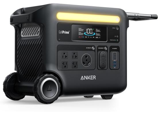 Anker SOLIX F2600 Portable Power Station, 2400W (Peak 3600W) Solar Generator, GaNPrime Battery Generators for Home Use, LiFePO4 Power Station for Outdoor Camping product thumbnail 2