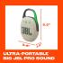 JBL Clip 5 - Ultra-Portable, Waterproof & Dustproof Bluetooth Speaker, Big Pro Sound with Punchy bass, Integrated Carabiner, Up to 12 Hours of Play, Made in Part with Recycled Materials , Sand