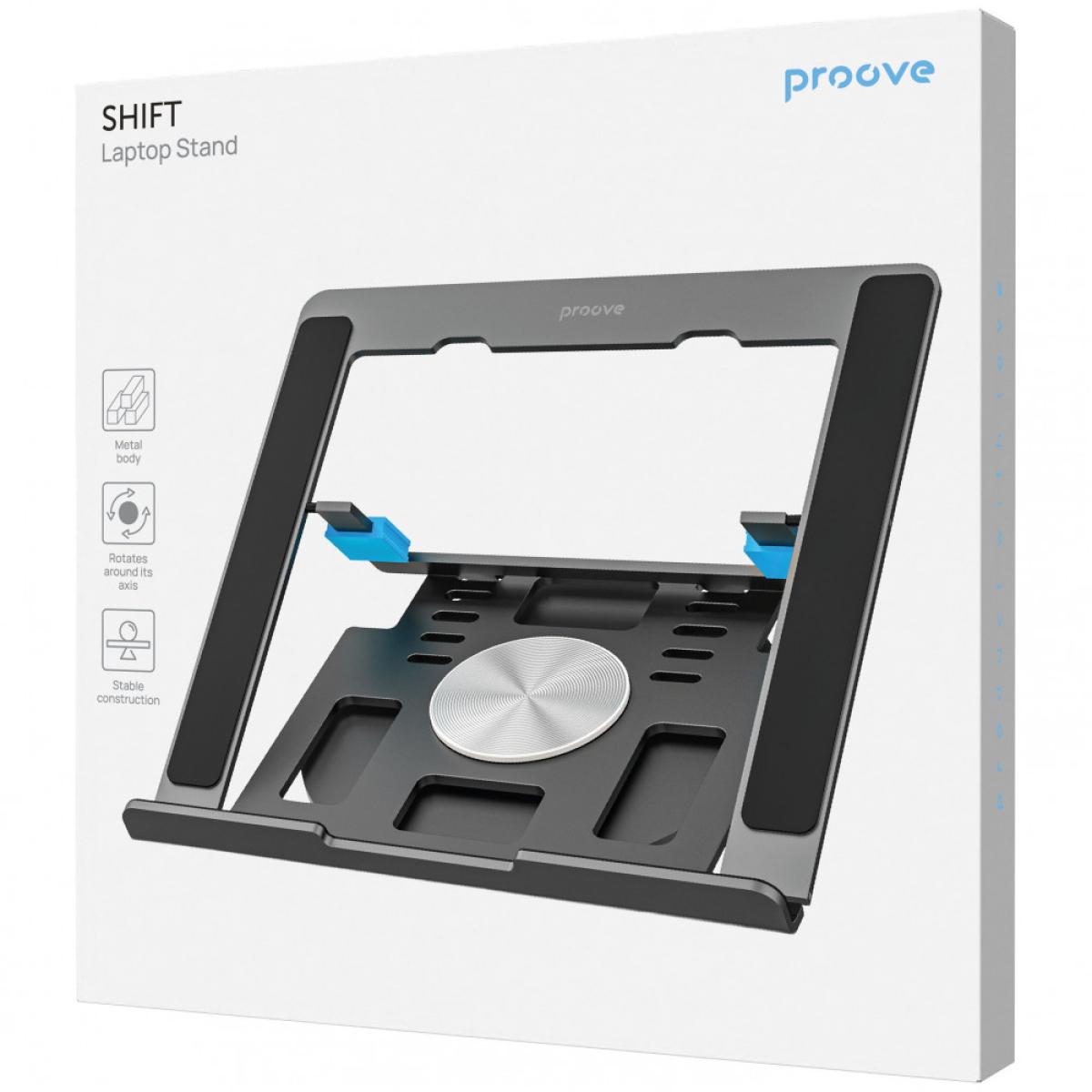 Proove Shift Adjustable Laptop Stand up to 16-inch - Silver