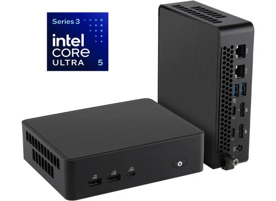ASUS NUC 16 Pro Mini PC , Intel Core Ultra 5 325 Processor, Wi-Fi 7, Bluetooth 6.0, Dual 2.5G LAN, Thunderbolt 4, Barebone System - Black