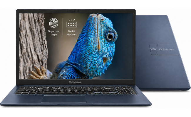 ASUS Vivobook 15 (2025) F1504 Intel Core 5 10-Cores Fast Charge Better Sound Military-Grade Standard w/ Backlit Keyboard & FingerPrint (Customized) , Quiet Blue