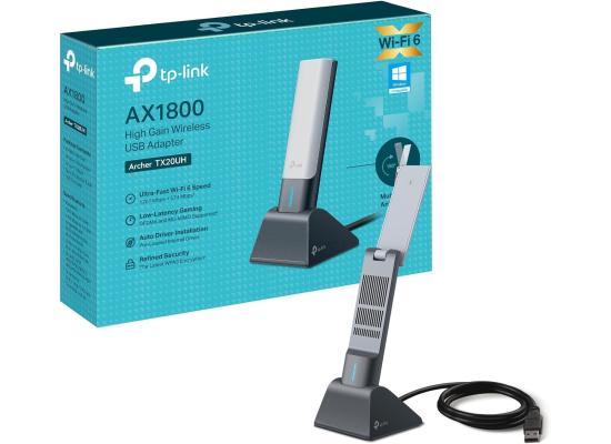 TP-Link Archer TX20UH AX1800 High Gain Wi-Fi 6 USB Adapter with USB 3.0 Cradle - EU V1