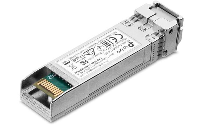 TP-Link Omada SM5110-SR | 10G-SR SFP+ LC Transceiver, Multi-Mode SFP Module| Plug and Play | LC/UPC Interface | Hot Pluggable | Up to 300m/33m Distance | Support SFP+MSA & DDM