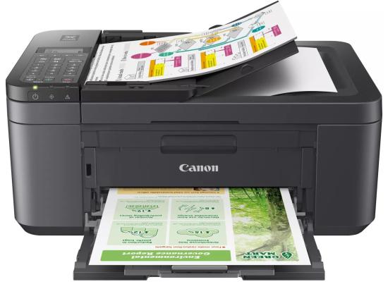 Canon PIXMA TR4645 Wireless Colour All-in-One Inkjet Photo Printer w/ Duplex Print & Fax , Black