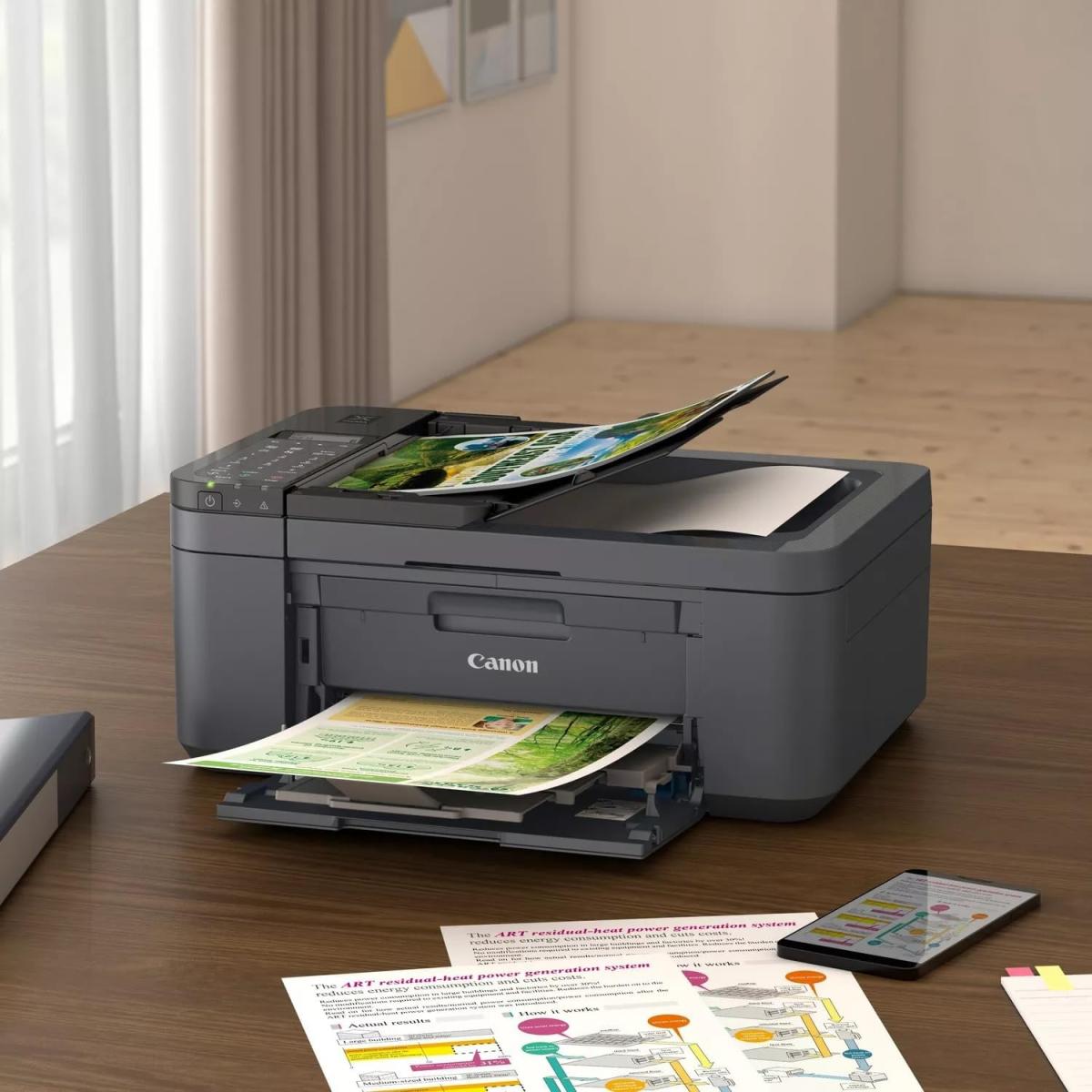 Canon PIXMA TR4645 Wireless Colour All-in-One Inkjet Photo Printer w/ Duplex Print & Fax , Black Canon PIXMA TR4645 Wireless Colour All-in-One Inkjet Photo Printer w/ Duplex Print & Fax , Black