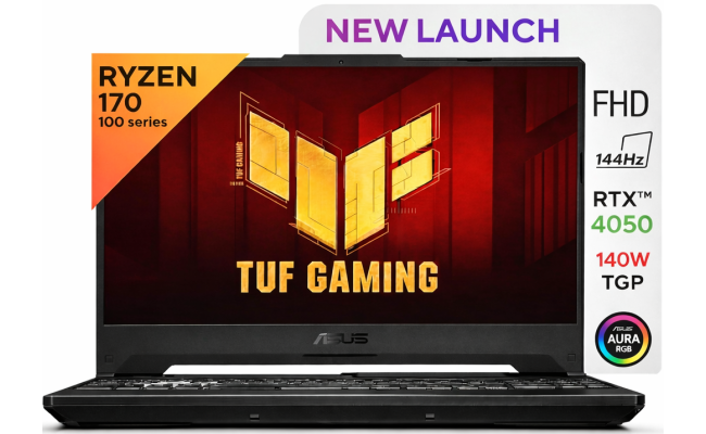 ASUS TUF Gaming A16 (2025) FA607NUQ NEW AMD Ryzen 7 100-Series 170  8-Cores w/ Nvidia RTX 4050 6GB & 144Hz IPS Display - Mecha Gray