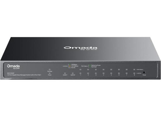 Tp-Link Omada ES210GP 10-Port Gigabit Easy Managed Switch with 8-Port PoE+ V1.0