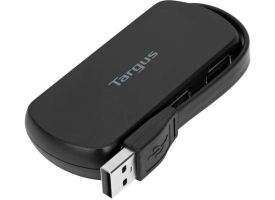 Targus ACH114EU 4-Port USB 2.0 Hub - Black